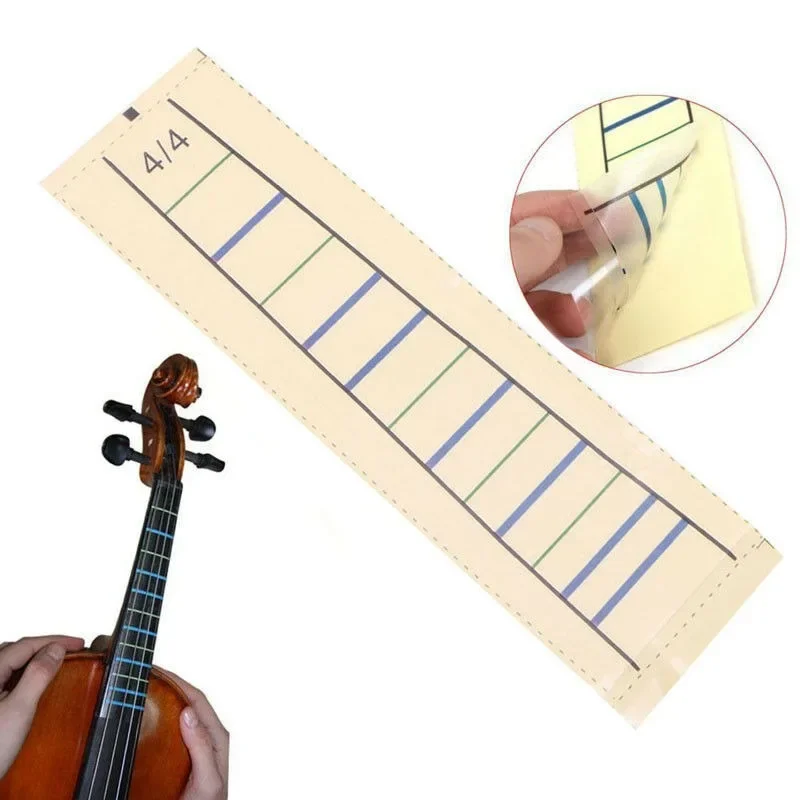 Violin Note Stickers Fretboard Sticker Tape Fiddle Fingerboard Chart Finger Marker for 4/4 1/4 1/8 3/4 1/2