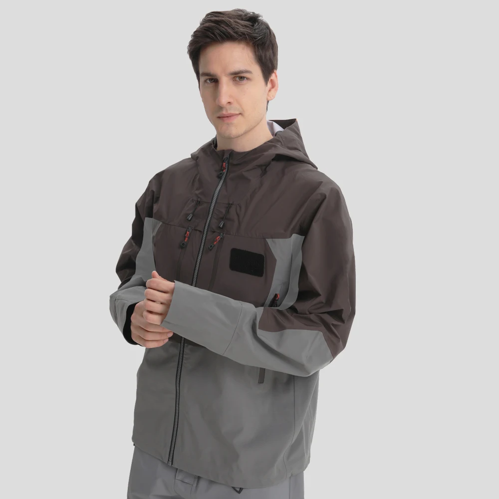 Imagem -05 - Cabolsa de Pesca Respirável Impermeável Masculino Outwear Seafaring com Capuz Wader