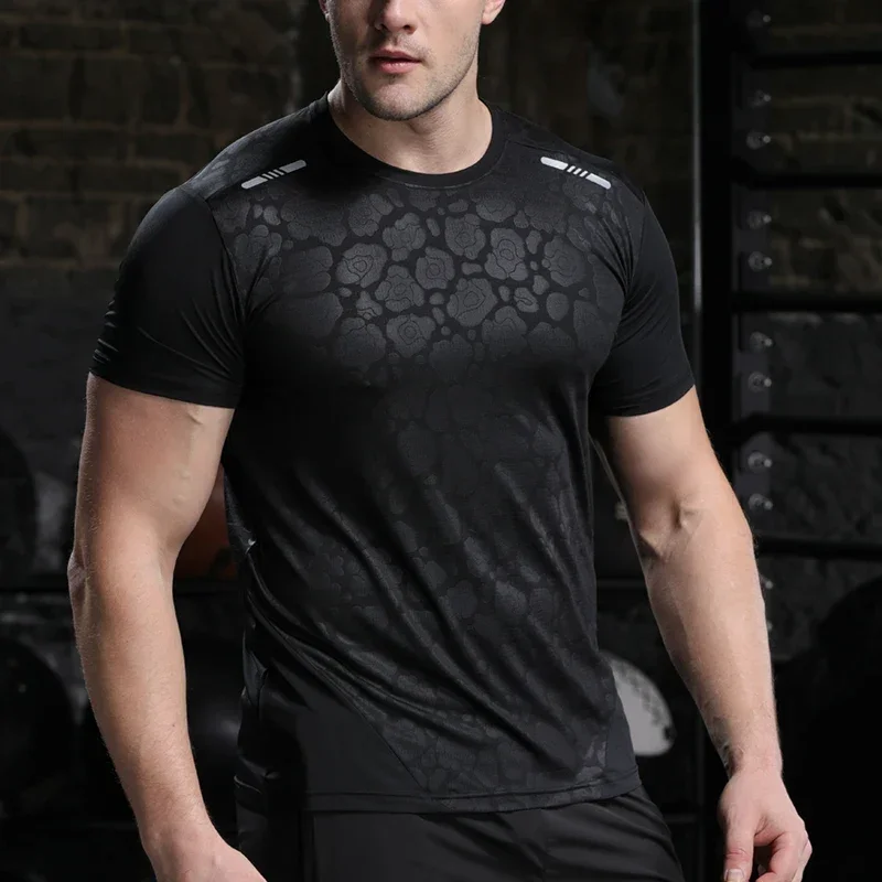 T-shirt de compression à manches courtes pour hommes, t-shirts de sport, sweat-shirt de jogging, chemise athlétique, coupe sèche, course à pied, fitness, gym, hommes, zones me, Y