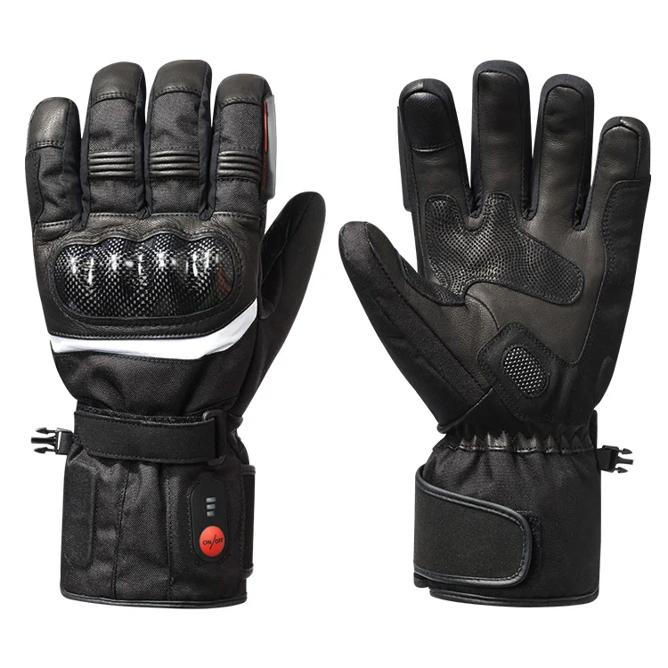 Fashion Outdoor Sports Thermal Gloves Winter Warm Unisex Electric Battery Heated Motorcycle Gloves