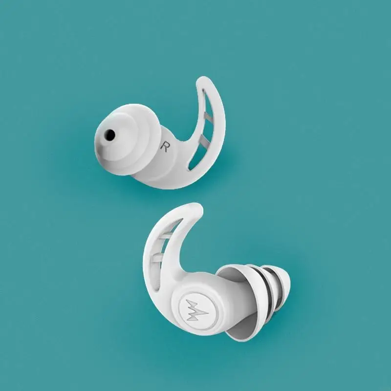 Q5wa 2kit Multi-Purpose Silicone Ear Plugs Flexível Reduza ruído para disparar