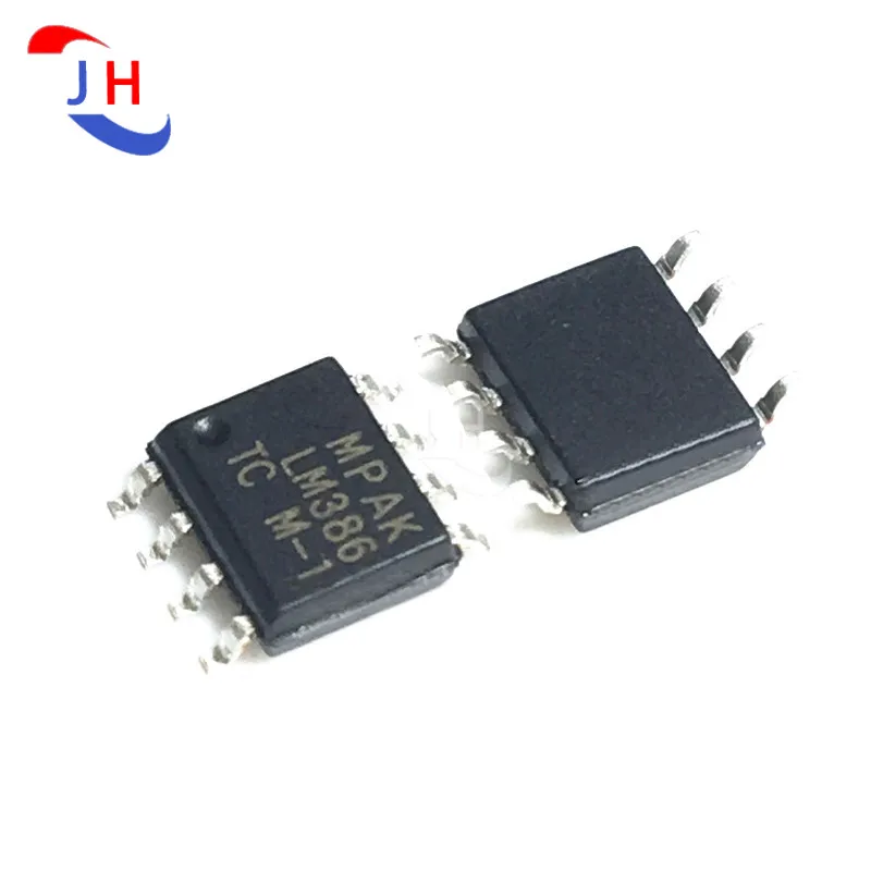 10Pcs New LM386 LM386N LM386M LM386N-1 LM386M-1 Amplifiers LOW VLTG AUDIO PWR AMP DIP-8 SOP-8 IC
