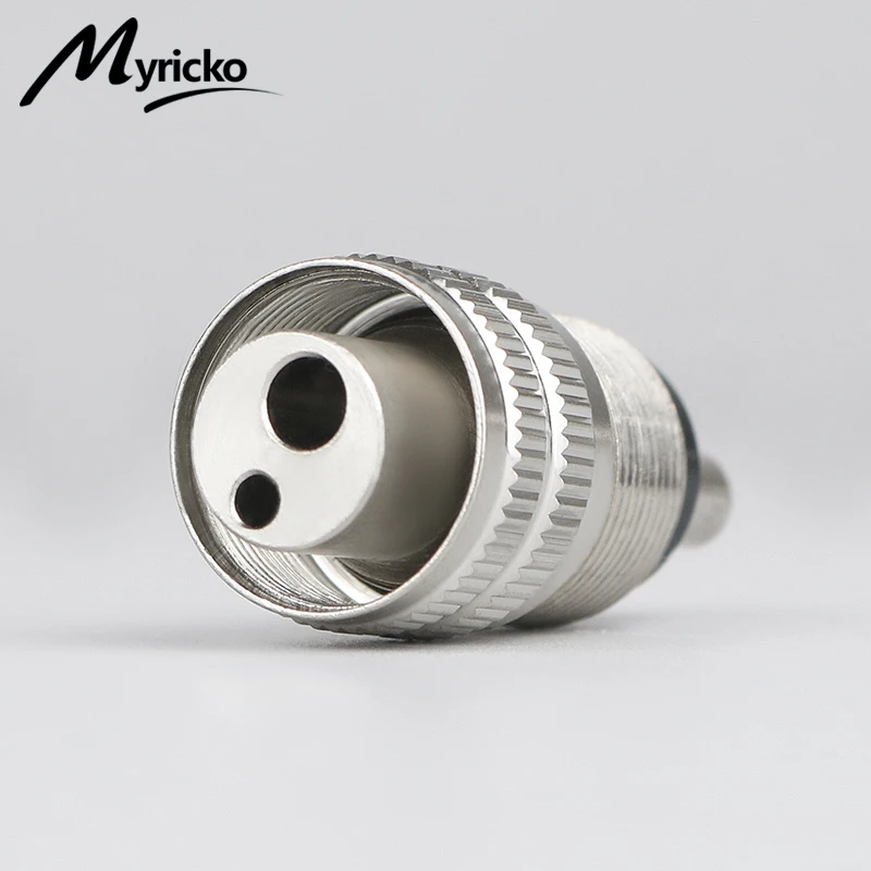 Myricko Dental Turbine Handpiece Adapter 4 Holes 2 Holes Changer Connector For High Speed Handpiece Spare Parts Tool