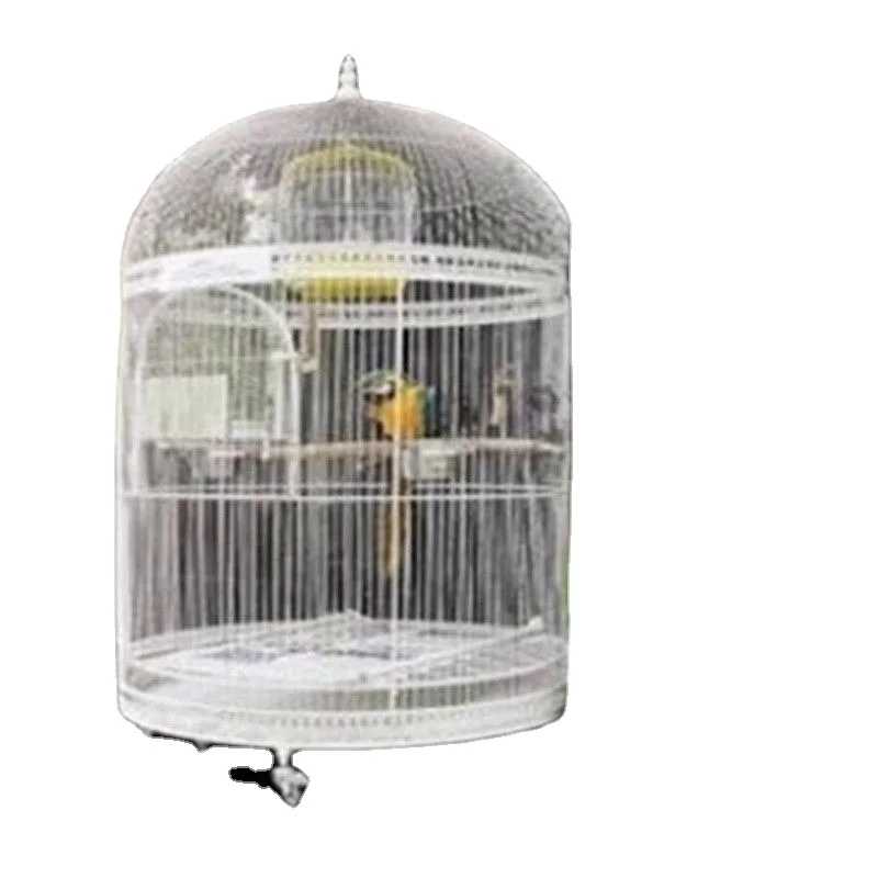 European decorative wrought iron bird cage Parrot starling landing big type cabinet window props wrought iron large bird cage