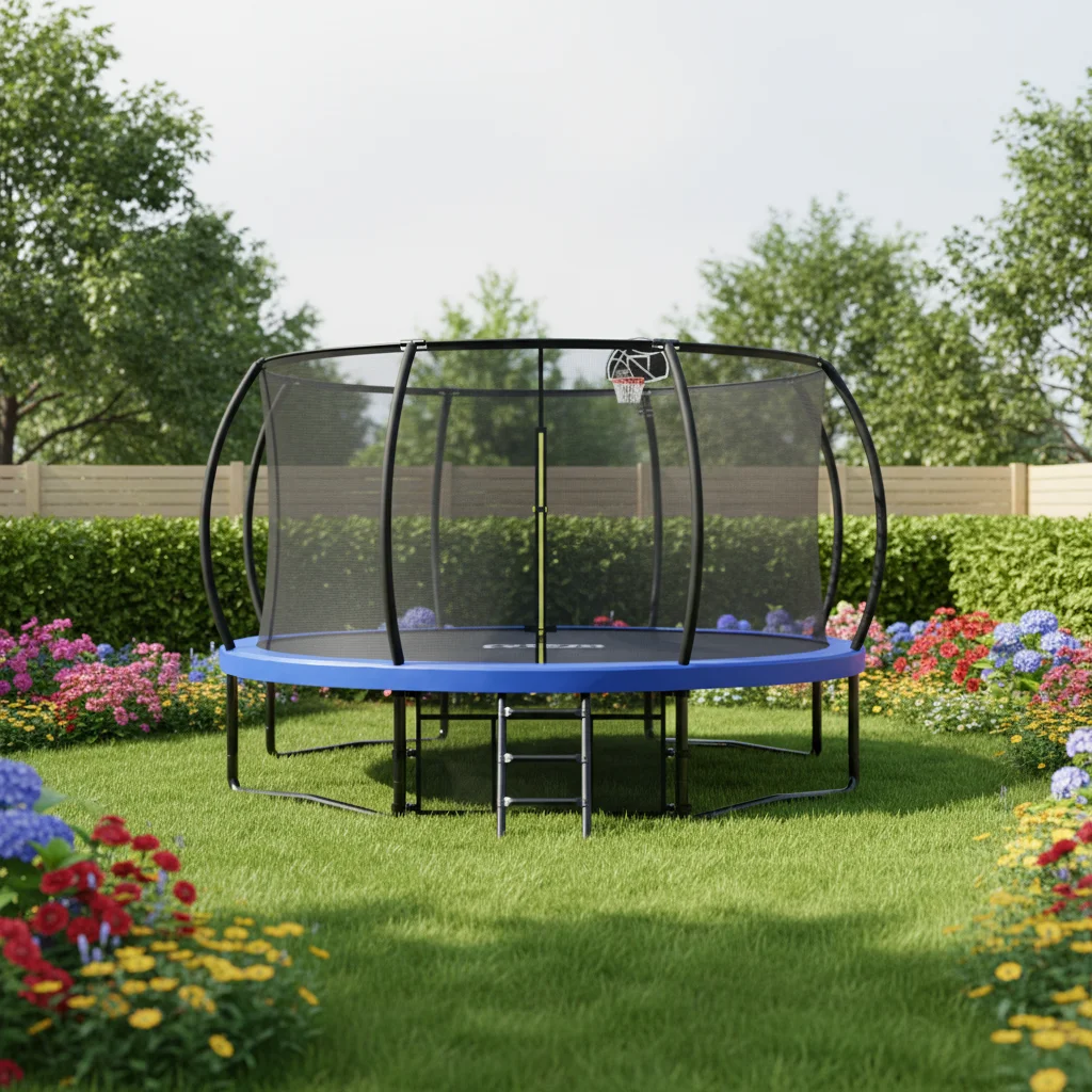 Factory Direct 14ft Professional Fitness Outdoor Trampoline Big Size Heavy-duty Frame Trampoline for Kids Adults