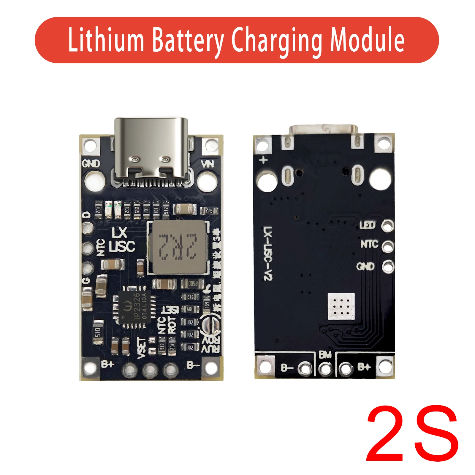 2S 3S Type-C USB BMS Charging - Li Ion Charger Module recension och pris