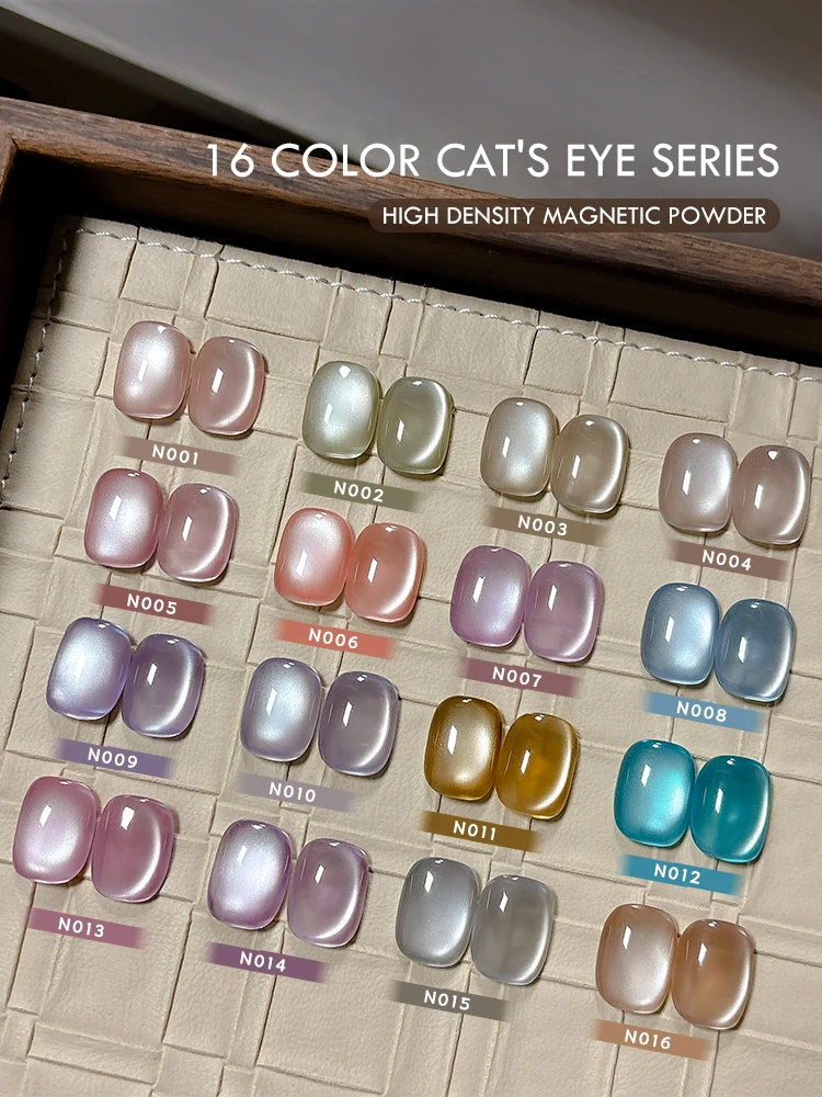 

16 Colors 5g New Popular Reflective Cat's Eye Magnetic Nail Gel Semi Permanent Nail Art Soaking UV LED Nail