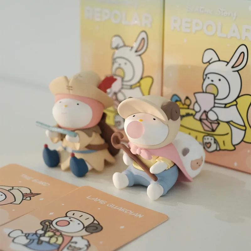 REPOLAR قصة وقت النوم سلسلة صندوق غامض Kawaii نموذج Caja Misteriosa صندوق أعمى عشوائي الشكل عمل شخصيات كرتونية #4