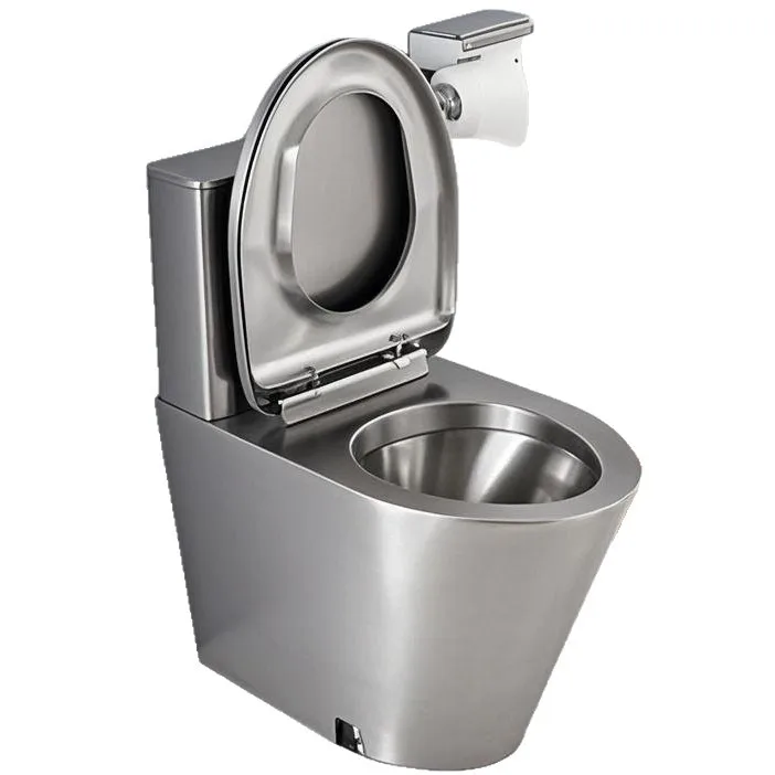 Water saving and deodorant 304 stainless steel toilet public toilet with water tank stainless stee