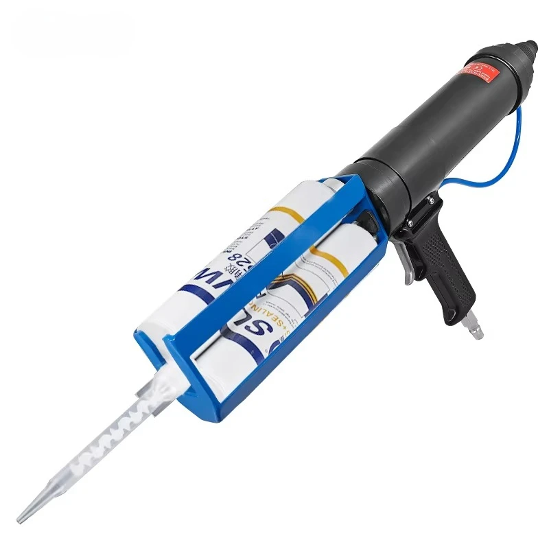 

400ml 600ml 1:1 Two-Component Glue Gun Pneumatic Glue Gun Air Caulking Gun With AB Glue Cartridges