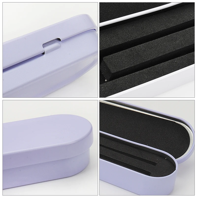 Double Slots Metal Tweezers Storage Case Soft Sponge Inner Liner Portable Eyelash Extension Tweezers Box Multi Color Lash Tools