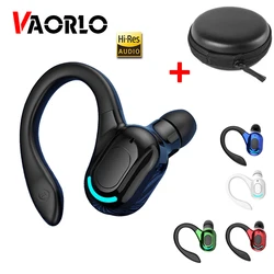 VAORLO M-F8 Bluetooth 5.2 sans fil écouteur crochet d'oreille Mini affaires sauna téléphone HIFI basse suppression du bruit sport jeu écouteurs