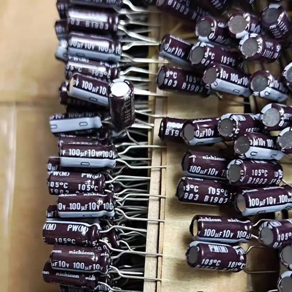 100 Pcs/Lot 10V 100uF 5*11MM DIP High Frequency Aluminum Electrolytic Capacitor