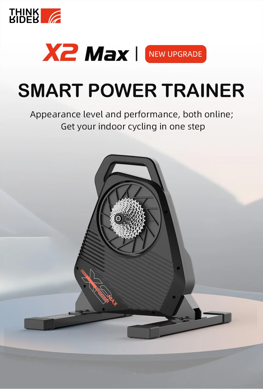 アクセサリー THINKRIDER X2MAX SMART TRAINNER ThinkRider X2Max-entrenador de bicicleta inteligente, entrenador