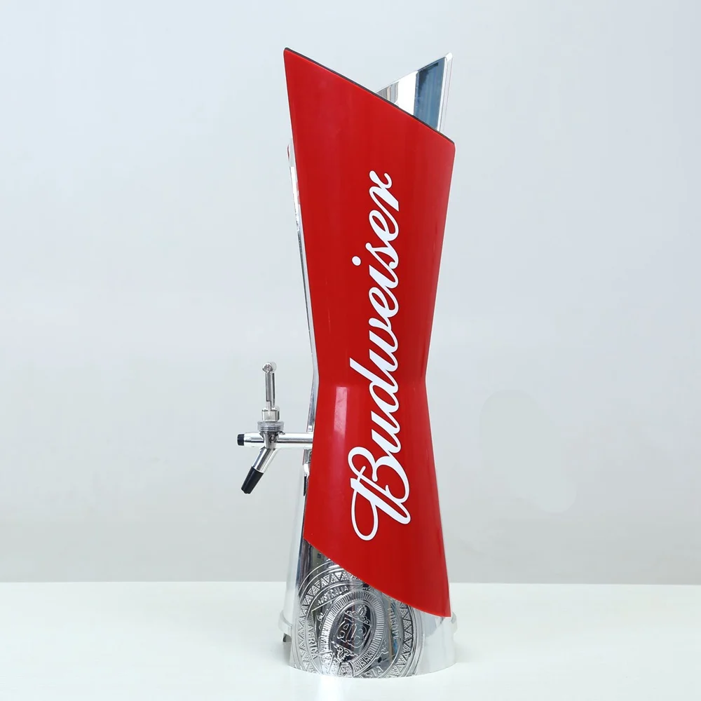 Imagem -04 - Carton Red Beer Tower Dispenser com Ice Tube Perfeito Como um Presente para Ele Home Bar Partes um Homem Caverna Litros Unidades em 1