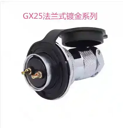 DF/GX25 M25 Aviation Plug Socket, Disc Flange Connector 2 3 4 5 6 7 8 10 12 Pin