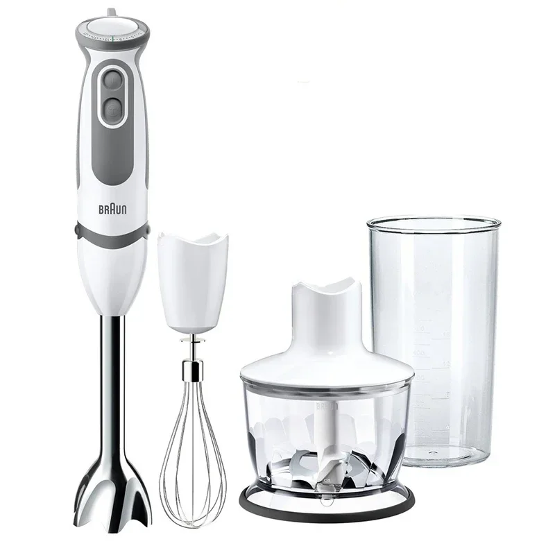 Handheld Food Processor: Cooking Stick, Meat Grinder, Baby Food Blender, Juicer, and Mixer, All-in-One Kitchen Gadget