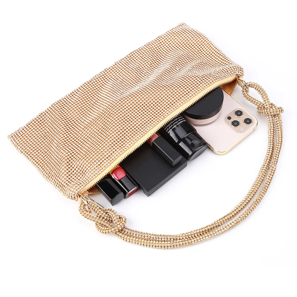 

Fashion Rhinestone Shoulder Bags Women Elegant Banquet Evening Clutch Handbag