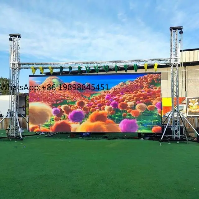

Waterproof 500x500mm Mobile LED Display Panel P3.91 P4.81 HD Indoor/Outdoor Event Screen Stage Rental Digital Signage