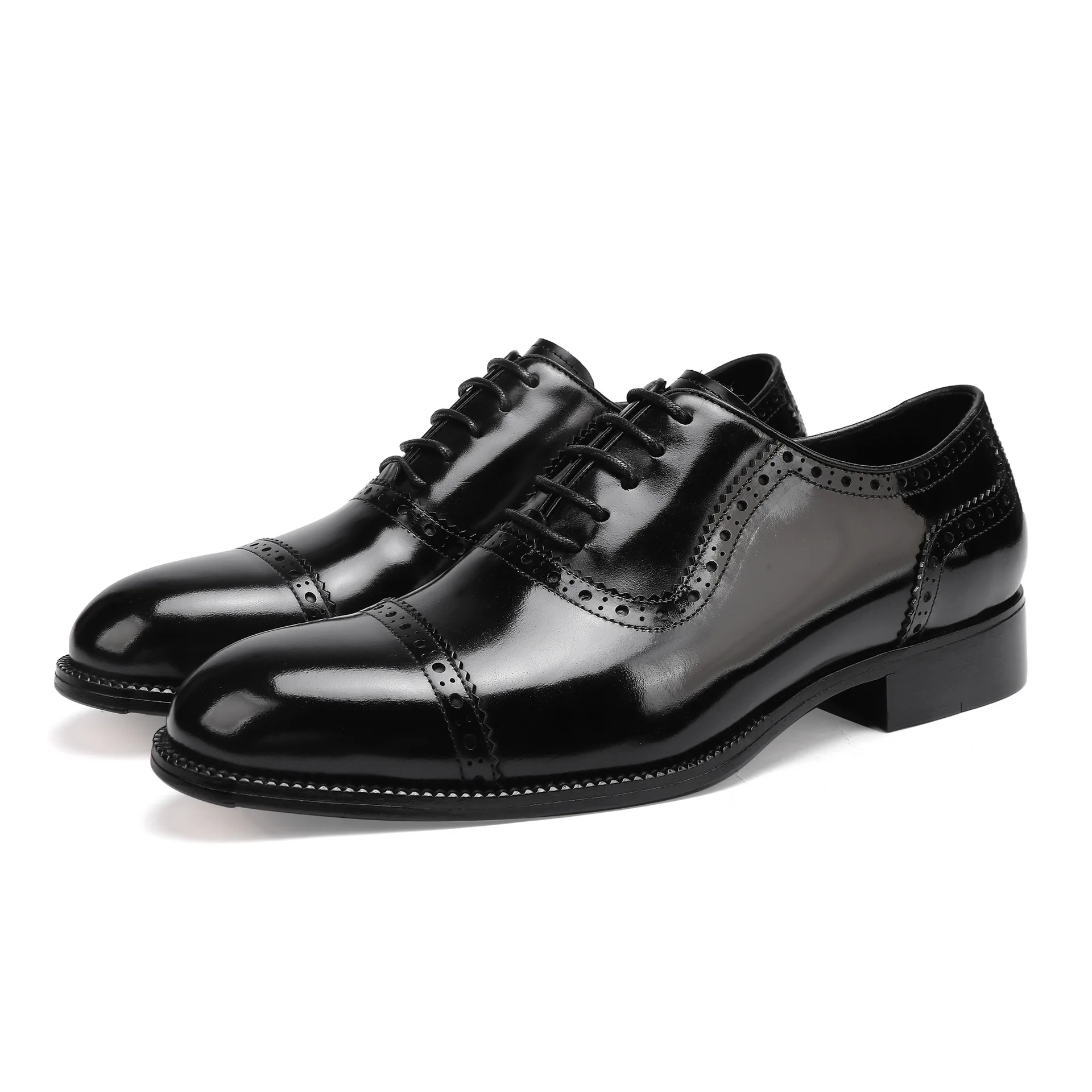 Genuine Leather British Leather Wedding Shoes Leather Business Shoes