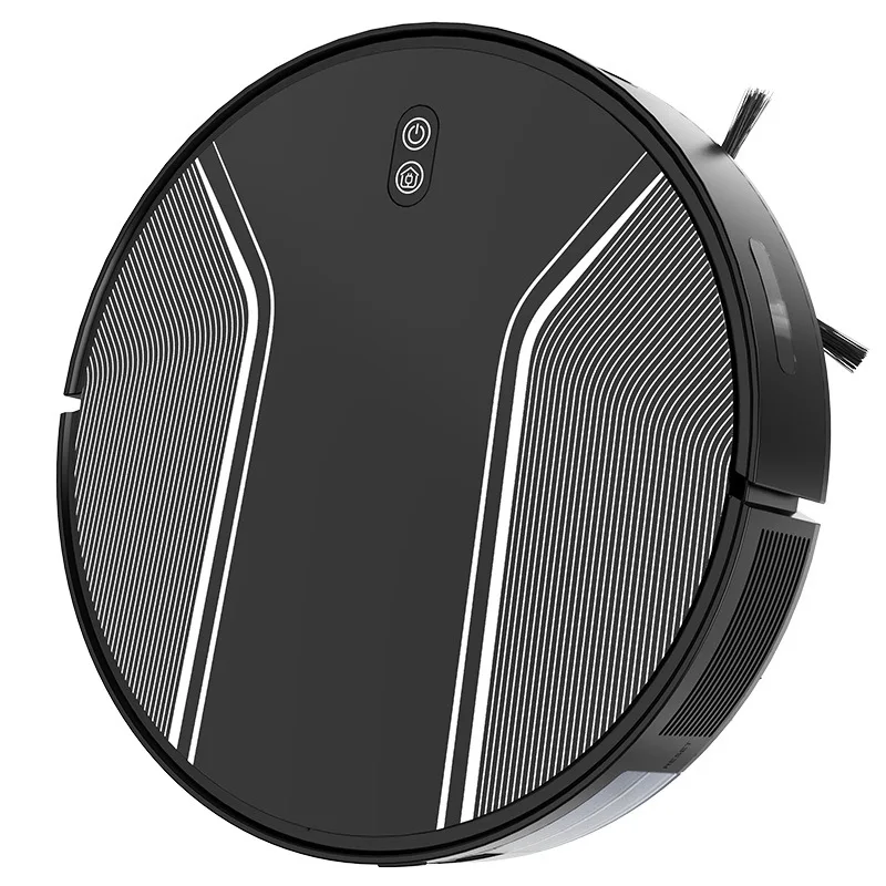 Sweeping robot, household fully automatic integrated electronic control water tank, sweeping, suction and towing three-in-one