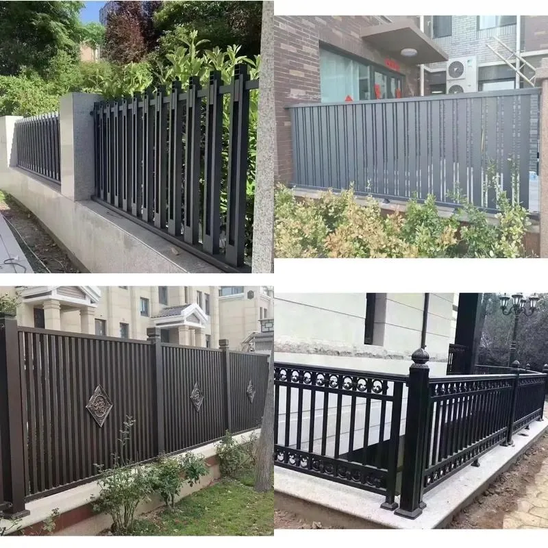Modern Aluminum Privacy Fence for Villa Courtyard Garden Easy to Assemble 3D Modeling Decorative Screen System