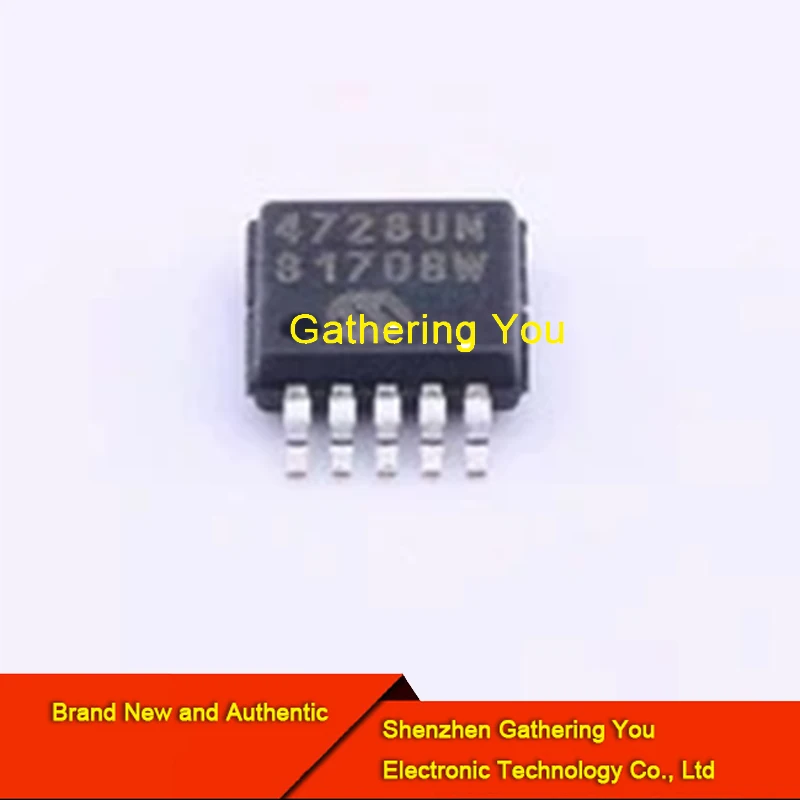 MCP4728-E/Un Msop10 Dac Quad 12-Bit Nv Dac Met I2c Interface Gloednieuwe Authentieke