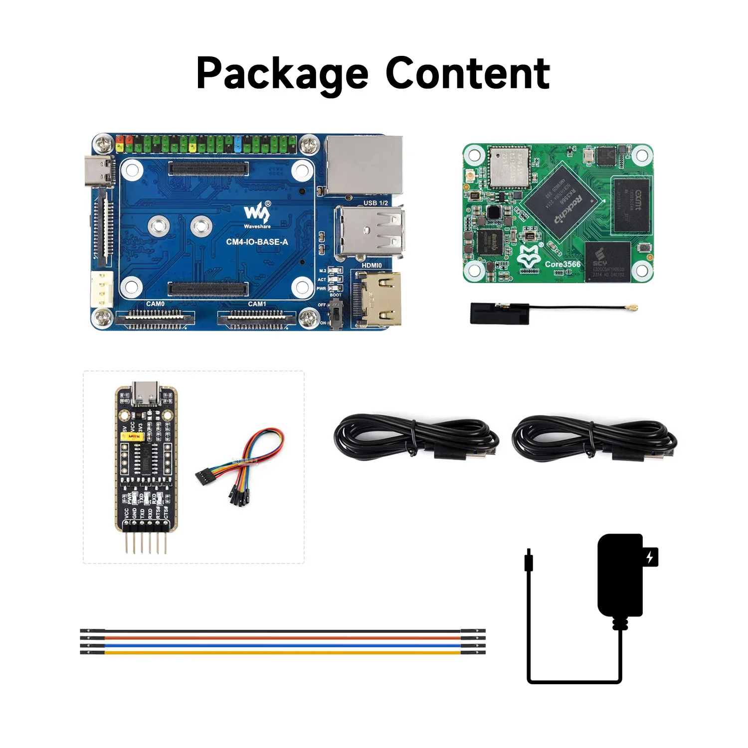 

Core3566 Module Kit, Rockchip RK3566 Quad-core Processor, Compatible With Raspberry Pi CM4