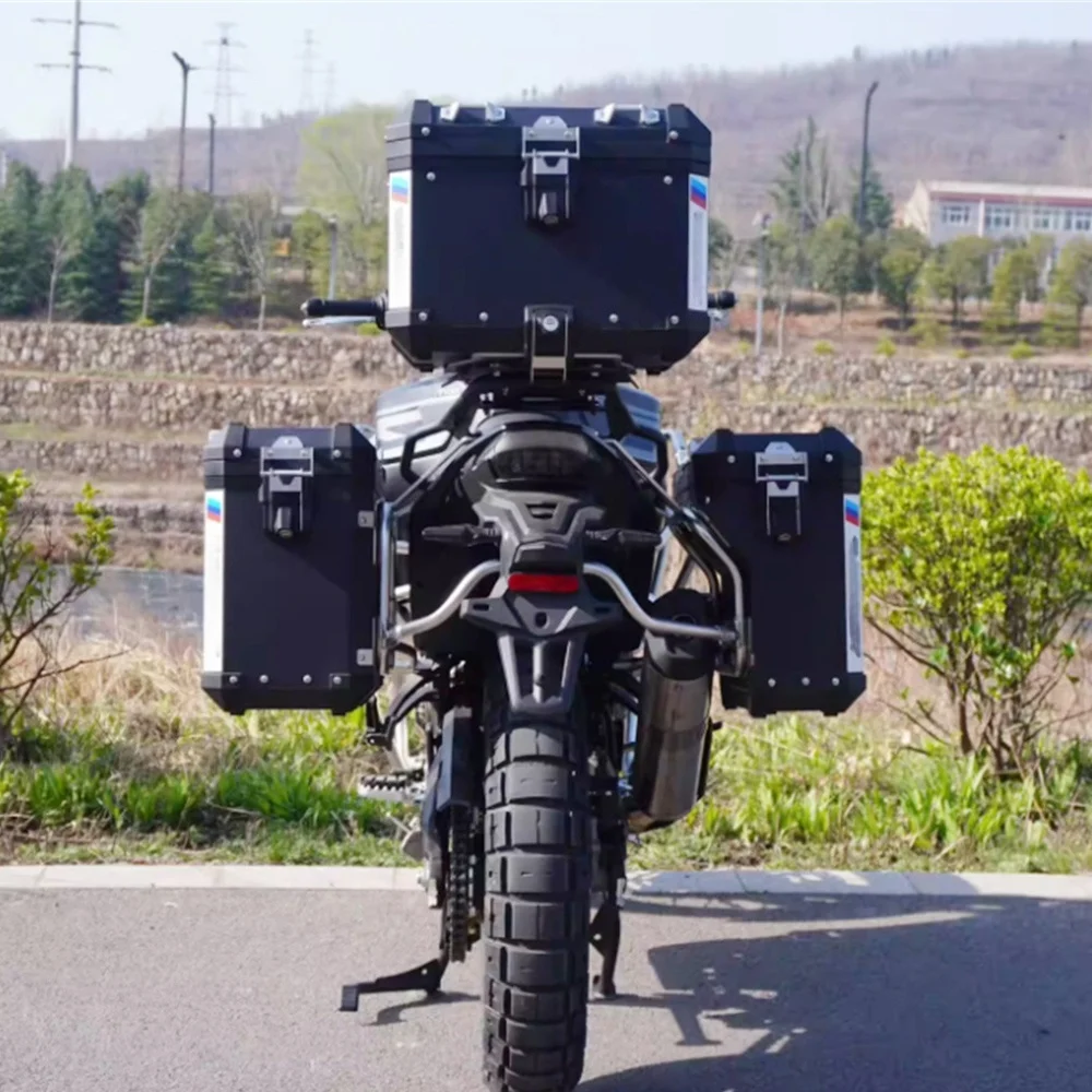 side box bracket modified For VOGE DS800X Rally aluminum alloy side box right avoidance exhaust pipe side box bracket
