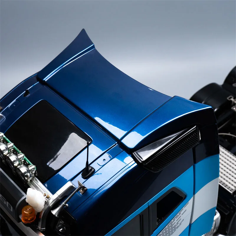Plastic Tail Spoiler for Tamiya 1/14 RC Truck for VOLVO FH16 750 56360 56362 Car Accessories