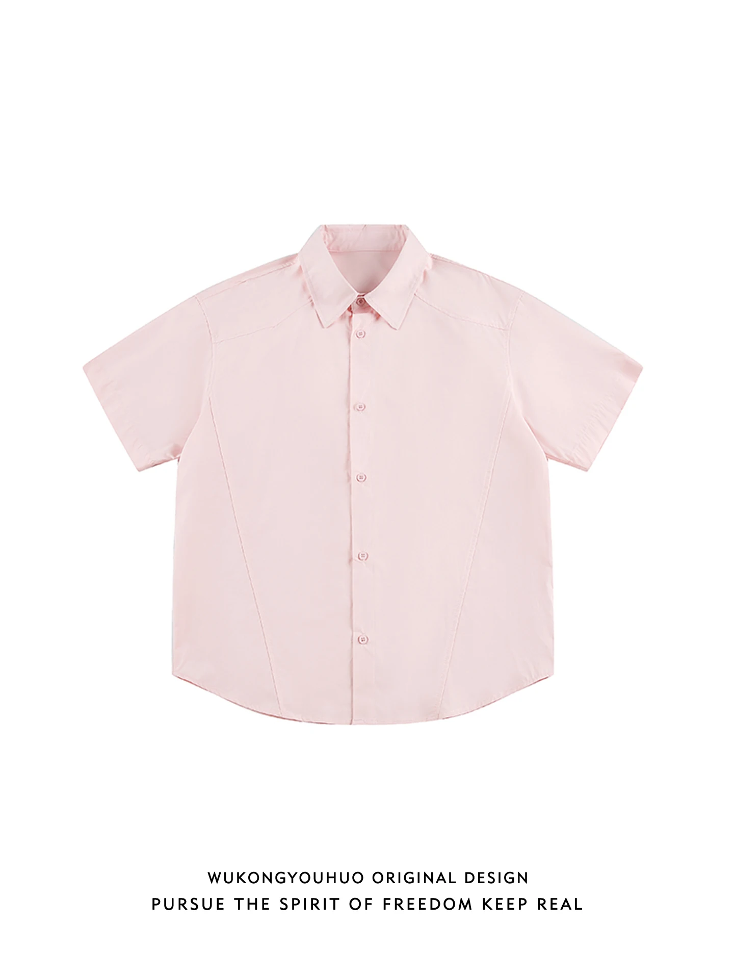 

Summer Casual Loose Cotton Shirt Short Sleeve Patchwork Pure Color Men Women Couple Leisure Breathable Youth Fashion Shirt