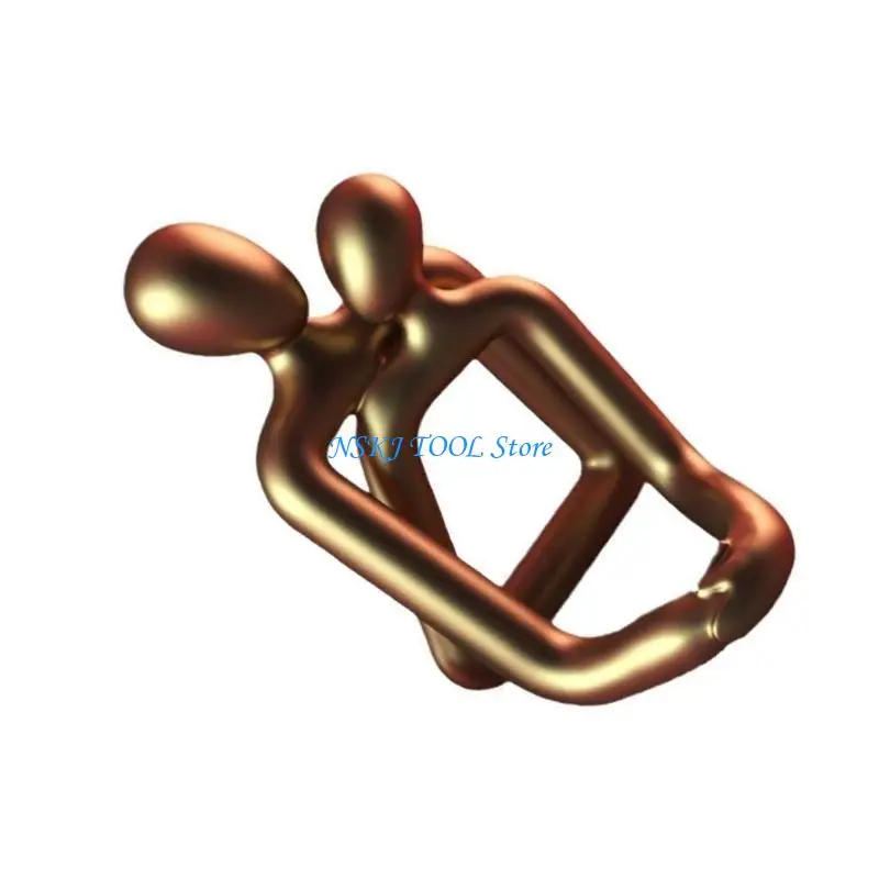 

L8RC Modern Couple Sculpture Love Sculpture Romantics Couple Figure Home Decorations