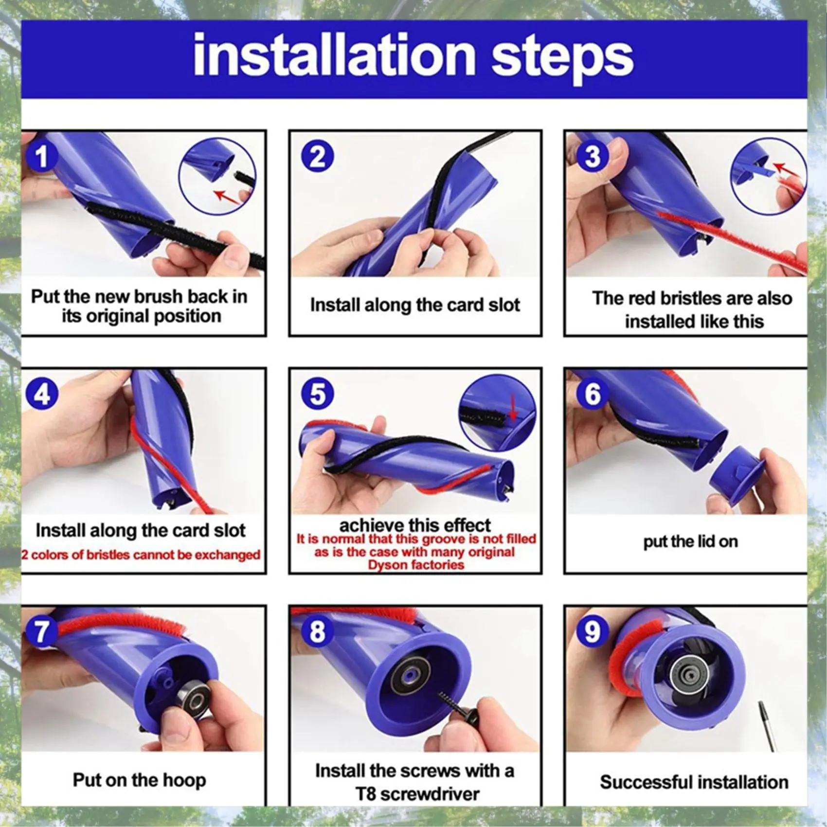 

L73A 2025-For Dyson V10 Cordless Vacuum Cleaner Washable Hepa Post-Filter Roller Brush And Soft Plush Strips Replacement Parts