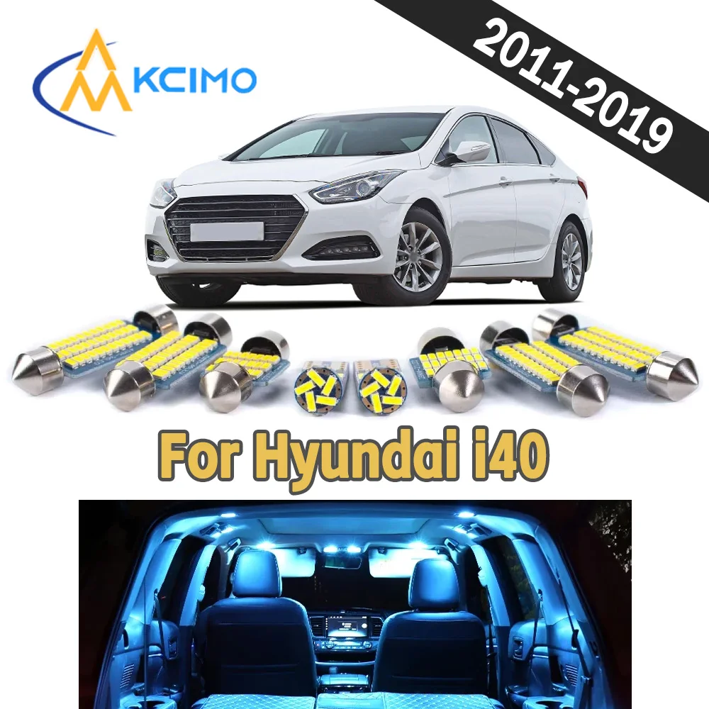 

Energy Efficient Car Interior LED Light Bulbs Anti Flicker CANBUS Indoor Reading Door Map Lights For Hyundai i40 2011-2019
