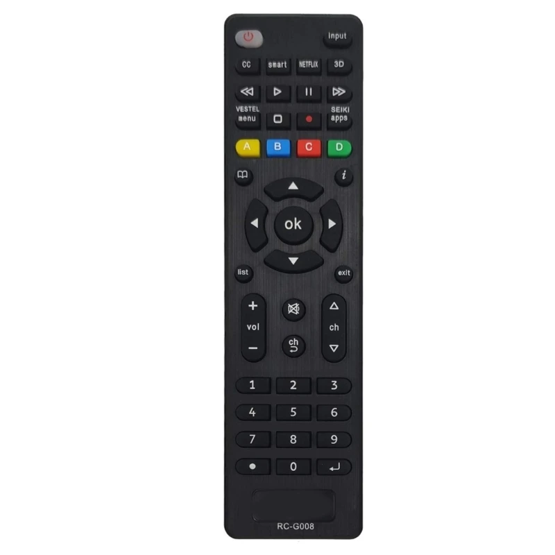 RCG008 Remote Control Television Remote Fit for Multiple Television Models