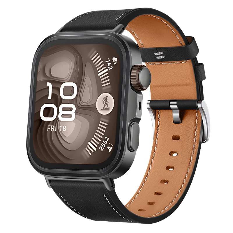 Genuine Leather Band For Huawei Watch Fit 4 pro-Fit4-3 Strap Replacement Sport Wristband retro Bracelet Huawei Fit 2 Accessories