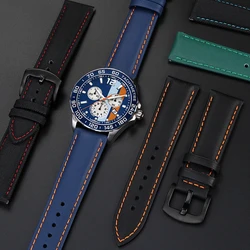 20mm 22mm 24mm Nylon Leather Watchband For TAG Heuer F1 Racing Car Diving Strap Rossini  519955  Mido Canvas Watch Band Bracelet