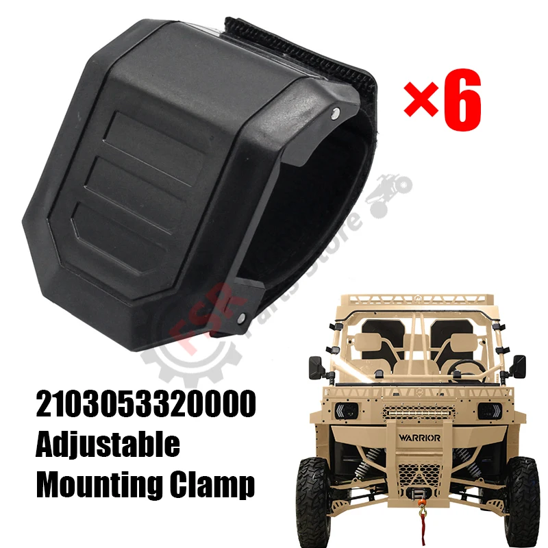 

Регулируемый зажим для крепления лобового стекла, 6 шт., подходит для Massimo Warrior 1000 MXD Crew и HISUN Can-Am Polaris UTV buggy, 2103053320000