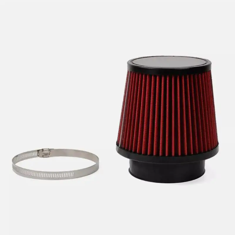 4inch Car Intake Air Filter Universal High Flow Car Air Filter Cone 100mm Tapered Mushroom Head Cold Air Intake Filter