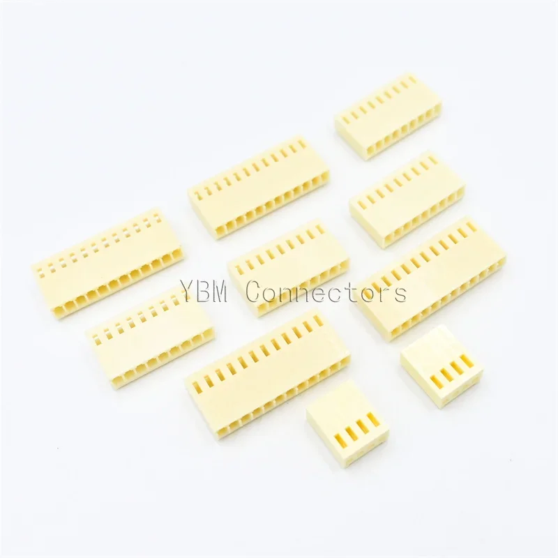 50Pcs KF2510 Connector 2.54mm Pitch 2P-40Pin Straight/Curved Male Female Socket Housing Plug Pin Header Crimp Terminals KF-2510