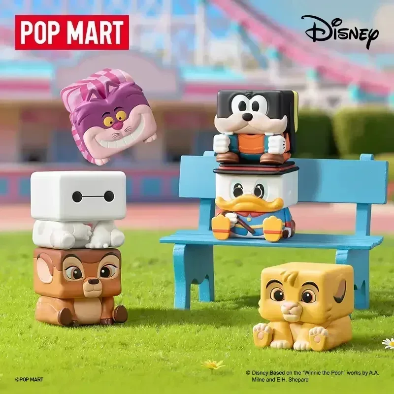 

POP MART Disney Classics POP CUBE-3 Series Kawaii Anime Blind Box Action Figures - Mystery Surprise Dolls for Girls