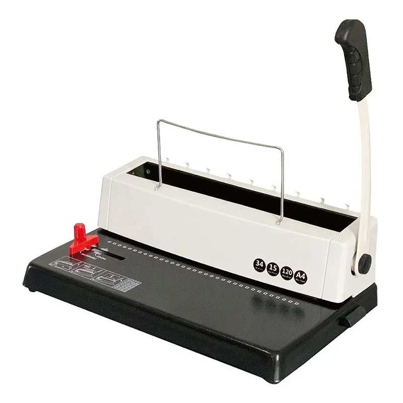 Iron ring punching binding machine A4 double coil binding machine, manual binding machine