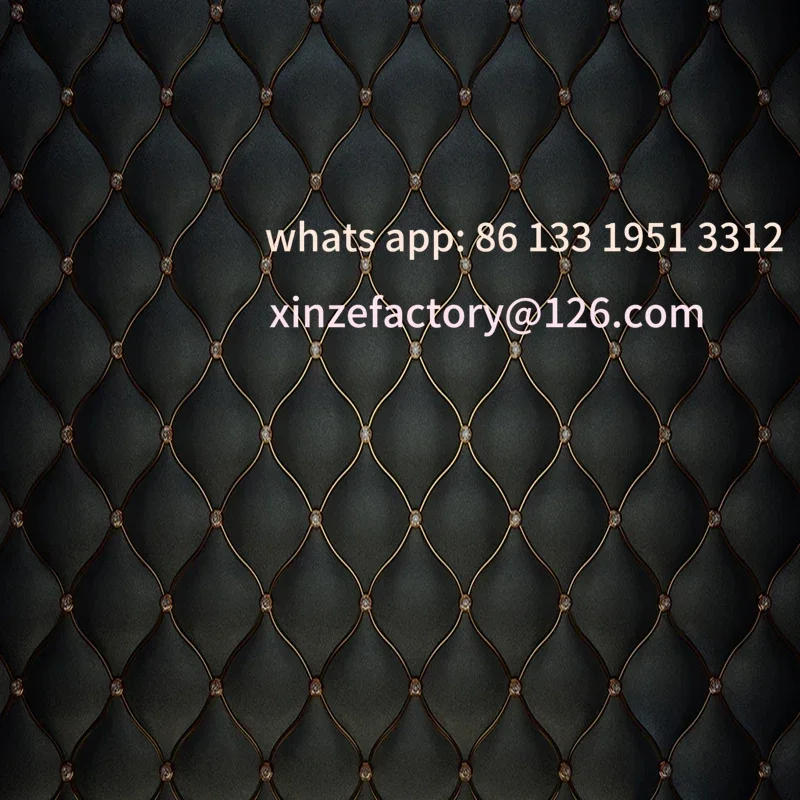 

Customizable Custom Photo Wallpaper 3D Black Luxury Soft Roll Mural Living Room TV Sofa Bedroom Home Decor Wall Paper Papel De P