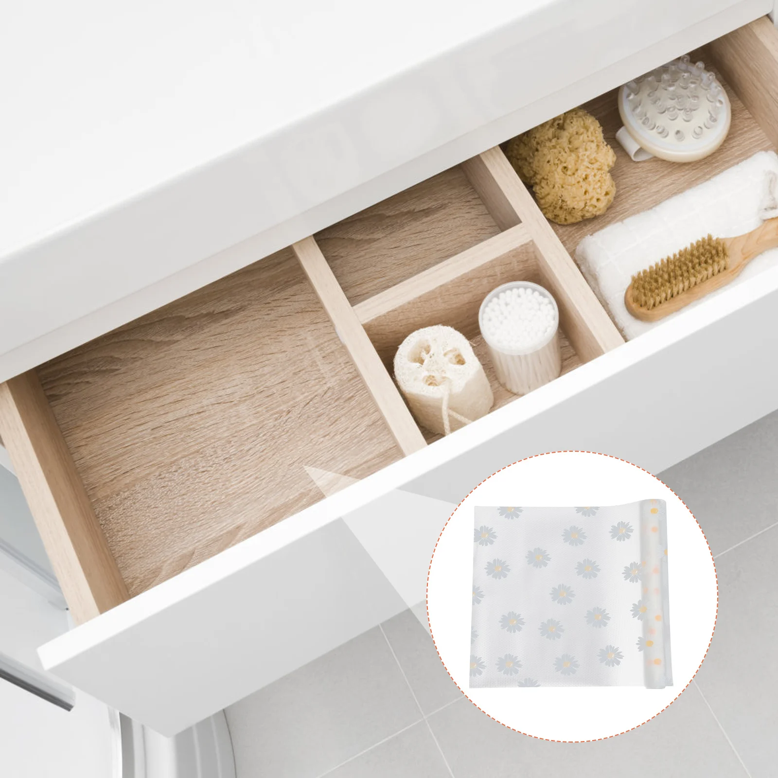 

Cabinet Mat Waterproof Moisture-Proof Oil-Resistant Heatproof Shelf Liner For Kitchen Drawer Organizer Non-Stick Bottom