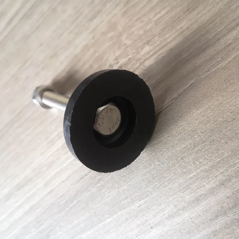 1pcs M10-M24 Nylon Universal Adjustable Foot Steel Screw Machine Support Anti Vibration Foot Pad Furniture Leveling Accessories