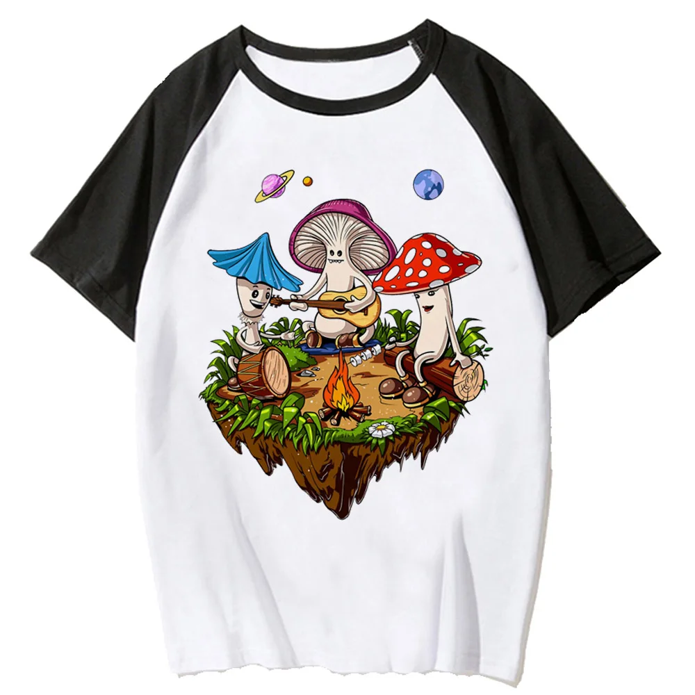 Psychedelic Alien Magic tshirt women anime top female 2000s designer clothes