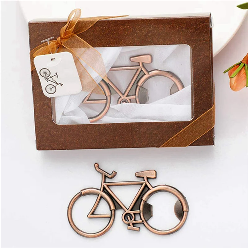 -SPOR 72 قطعة فتاحة زجاجات الدراجة لحفلات الزفاف هدية تذكارية، فتاحة زجاجات البيرة المعدنية هدايا الحفلات (البرونزية العتيقة) #5