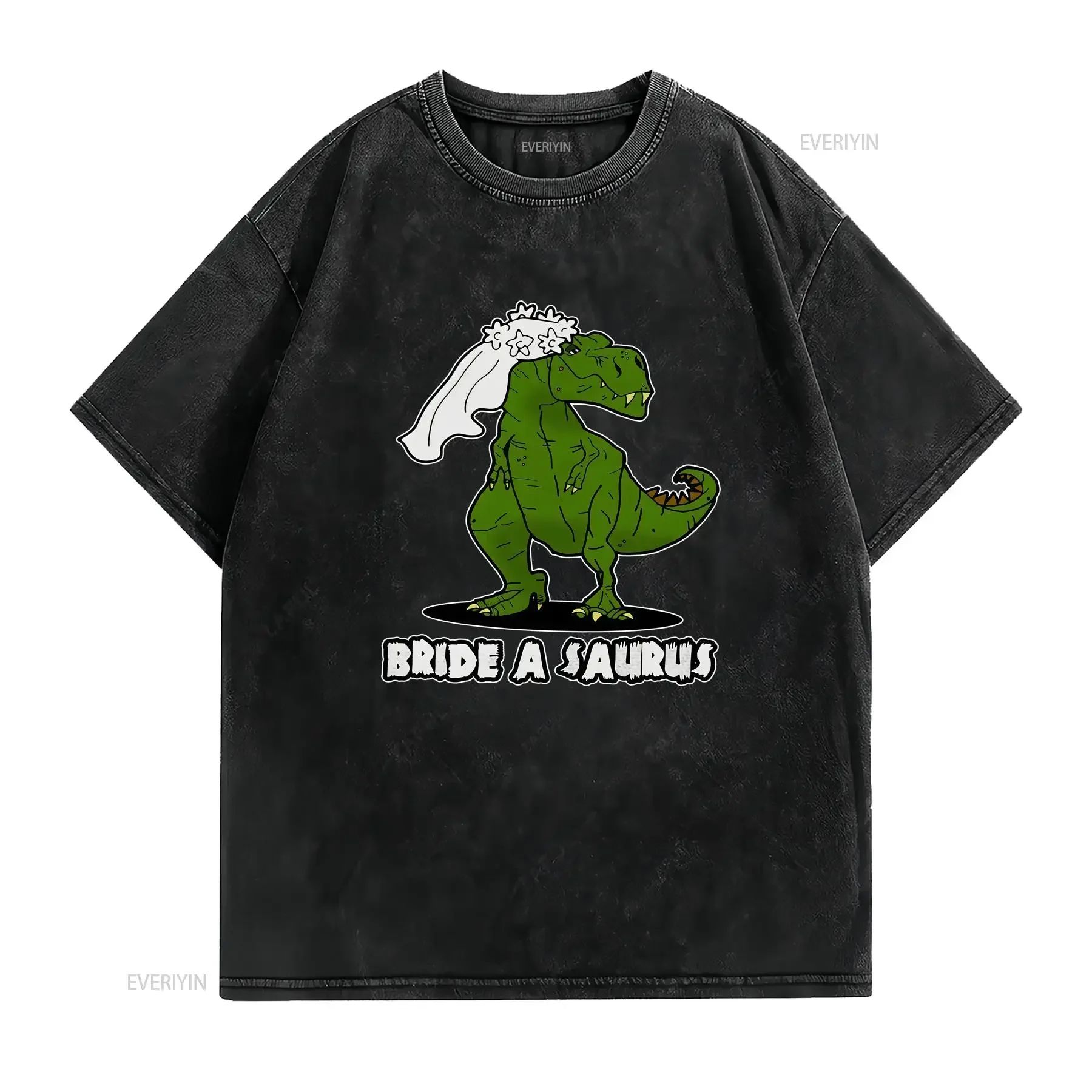 Bachelorette Party T Shirt Bridesmaid Funny Bride Proposal a Saurus Bridal BrideASaurus vintage Washed Slightly streetwear