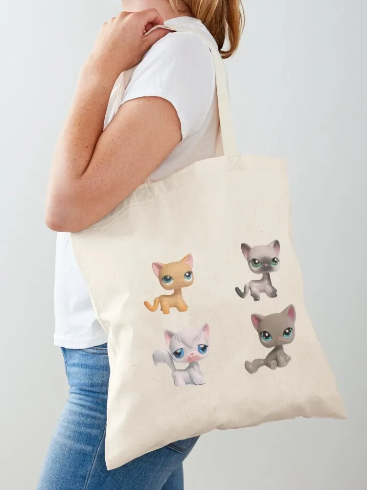 

Сумка-тоут LPS Littlest Pet Shop, тканевая сумка, пляжная сумка, женская сумка-тоут