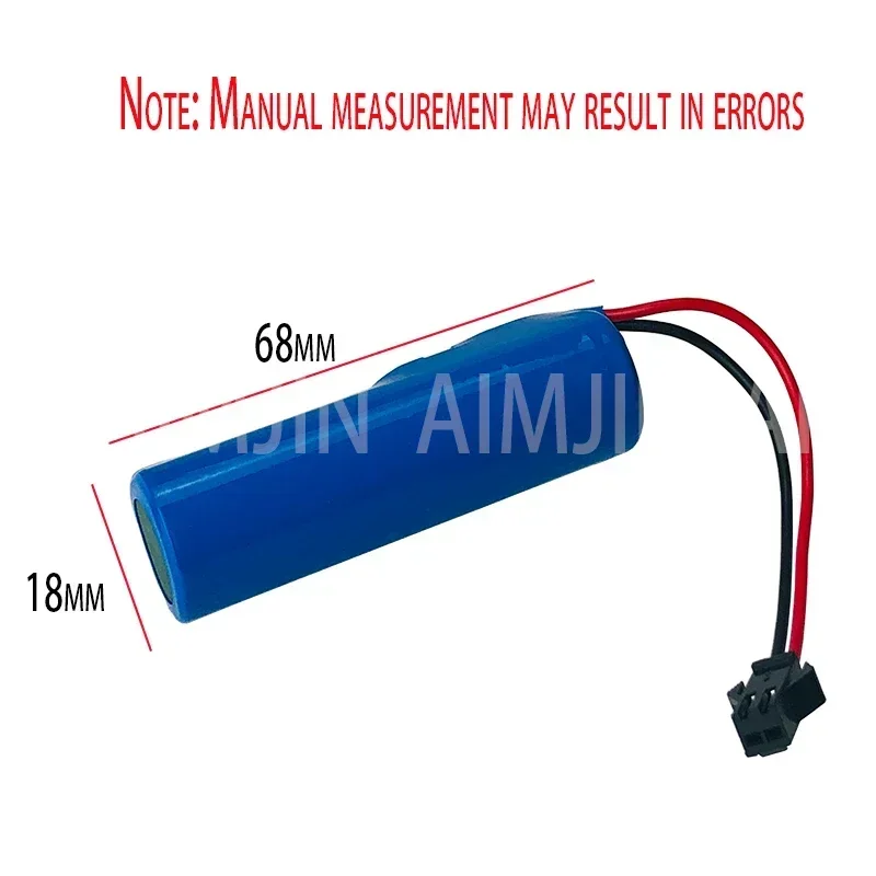 2026 3.7 فولت 18650 3800 مللي أمبير بطارية قابلة للشحن بطارية ليثيوم أيون مع PCB ميكروفون مسجل RC سيارة SM التوصيل استبدال البطارية #6